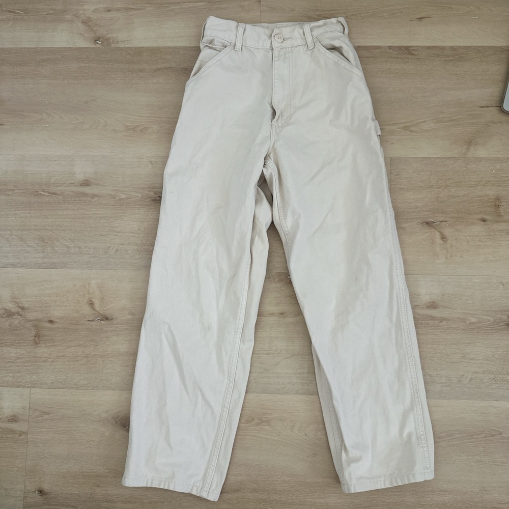 John Galt High-Waisted Cropped Cargo Pants